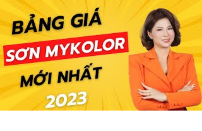 BÁO GIÁ SƠN MYKOLOR TOUCH MỚI NHẤT 2024