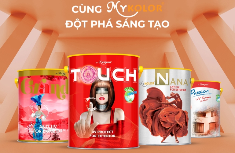 Biến tấu màu sắc cùng sơn Mykolor